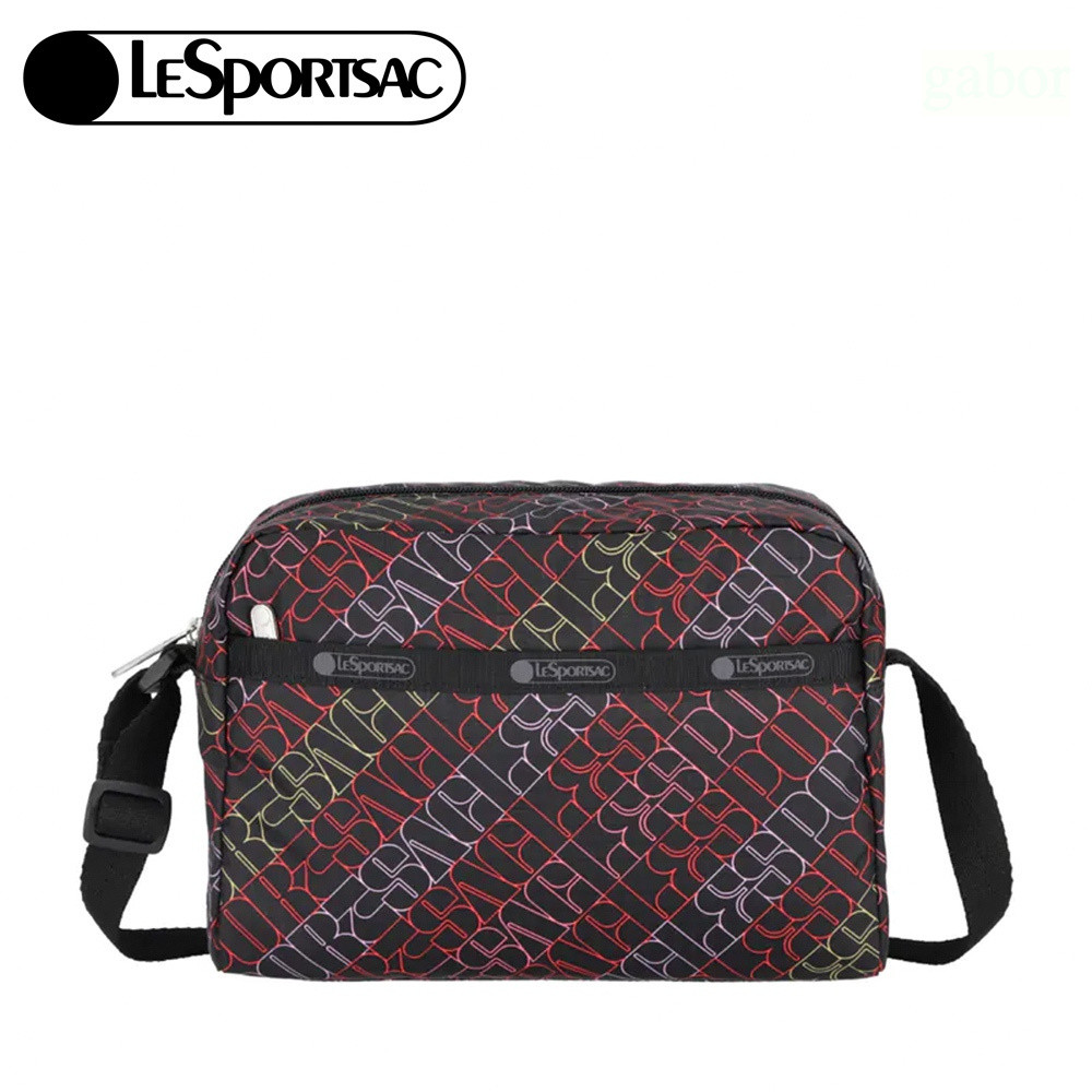 LeSportsac Daniella Crossbody 拉鍊斜背包 側背包 送禮-霓光字舞