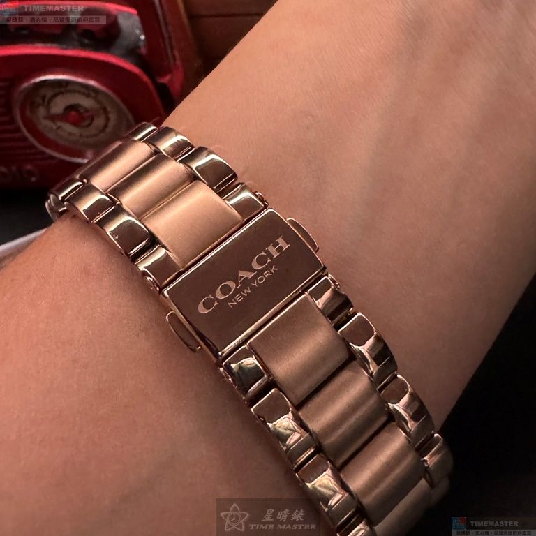 [星晴錶業]COACH手錶,38mm,CH00175玫瑰金色錶面玫瑰金錶殼玫瑰金色精鋼錶帶款, , large