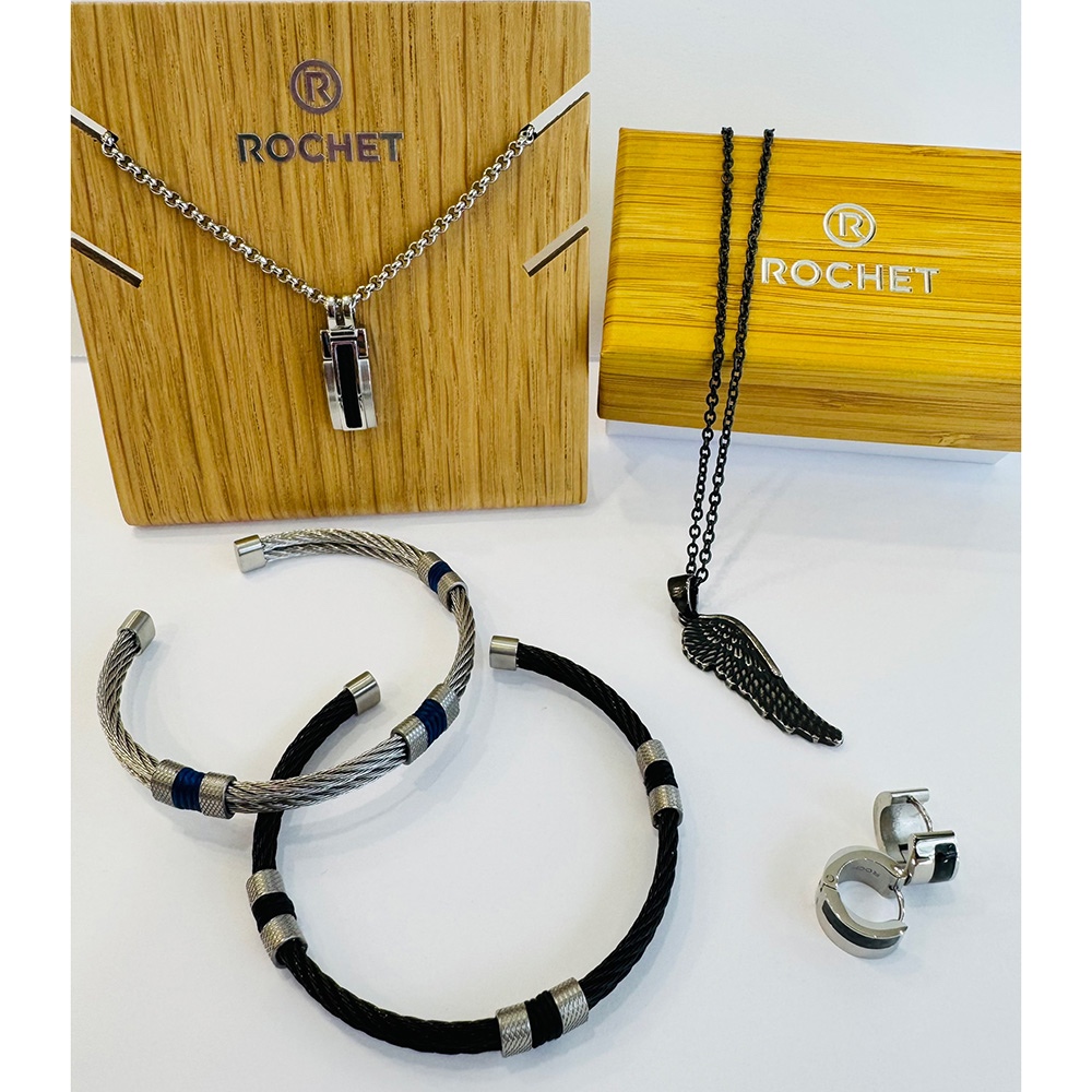 【快速出貨】法國 ROCHET Mercury系列 現代男士項鍊 P533181, , large
