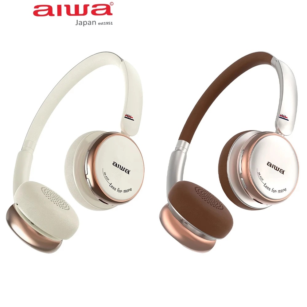 ANC主動式降噪  【日本aiwa 愛華】Aiwa 耳罩式藍牙耳機 NB-A23Y ，開闊聲場 &times; 主動降噪｜把噪音留在世界外, , large