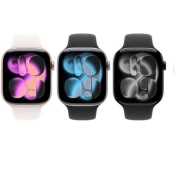 Apple Watch S11 GPS 46mm 曜石黑色鋁金屬錶殼 搭黑色運動錶帶 M/L _ 台灣公司貨 + 專用 (錶貼 & 錶套), , large