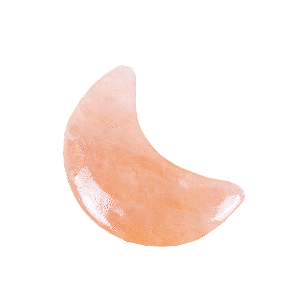 【上手家居】鹽礦刮痧板 月亮(刮痧板/刮痧器/臉部刮痧板/撥筋棒/粉晶刮痧板), , large