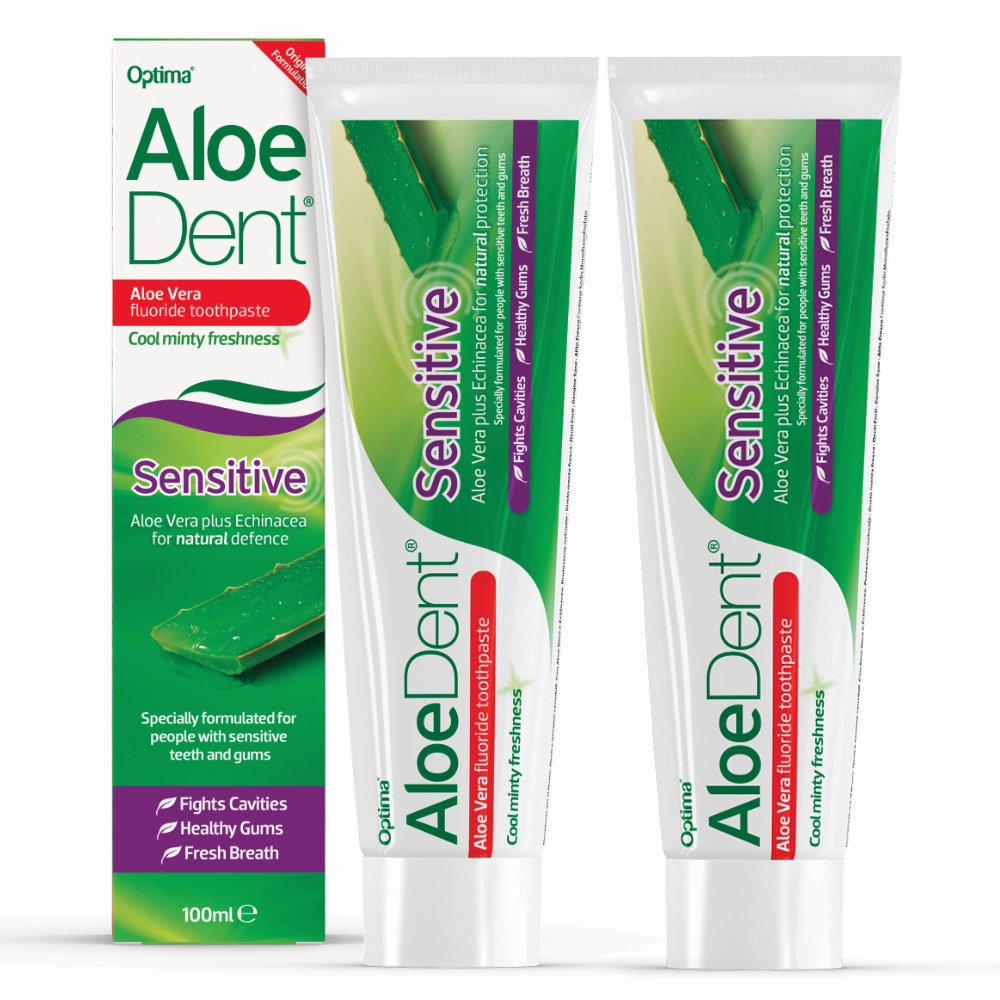 Aloe Dent Toothpaste Sensitive with Fluoride, , large