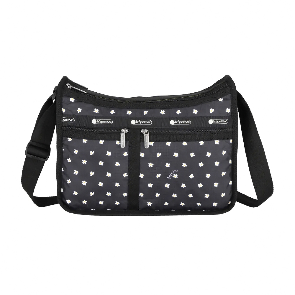 Lesportsac Deluxe Everyday Bag 奢華斜背包/ 俏皮小雛菊, , large