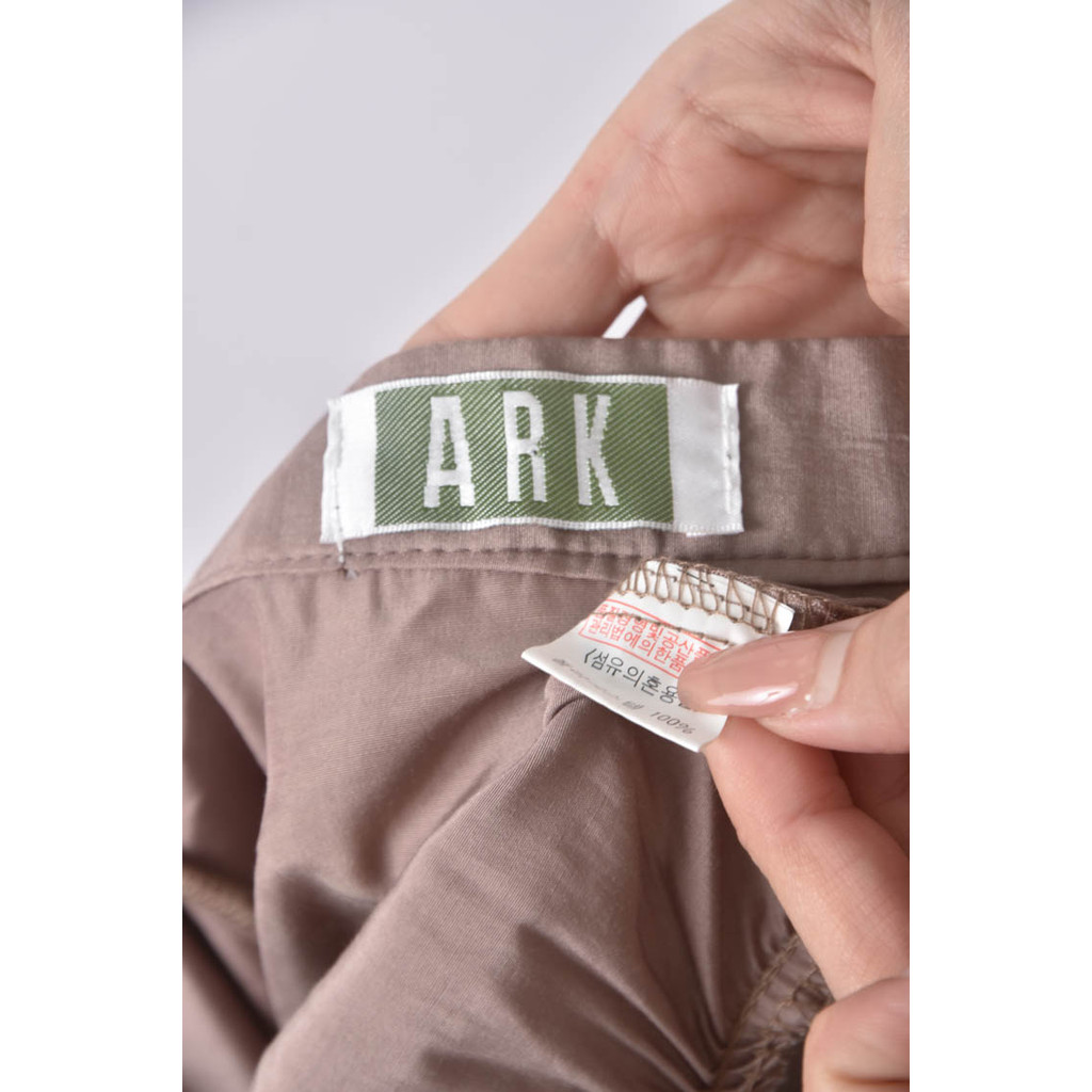 (S) ark排扣棕色洋裝二手衣, , large