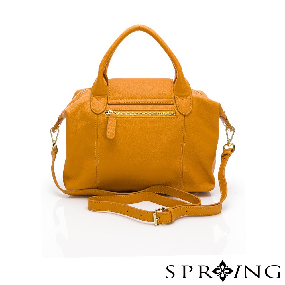SPRING-真皮頭層牛皮波士頓3way包 牛皮斜背包 牛皮手提包 真皮托特包-多色, , large