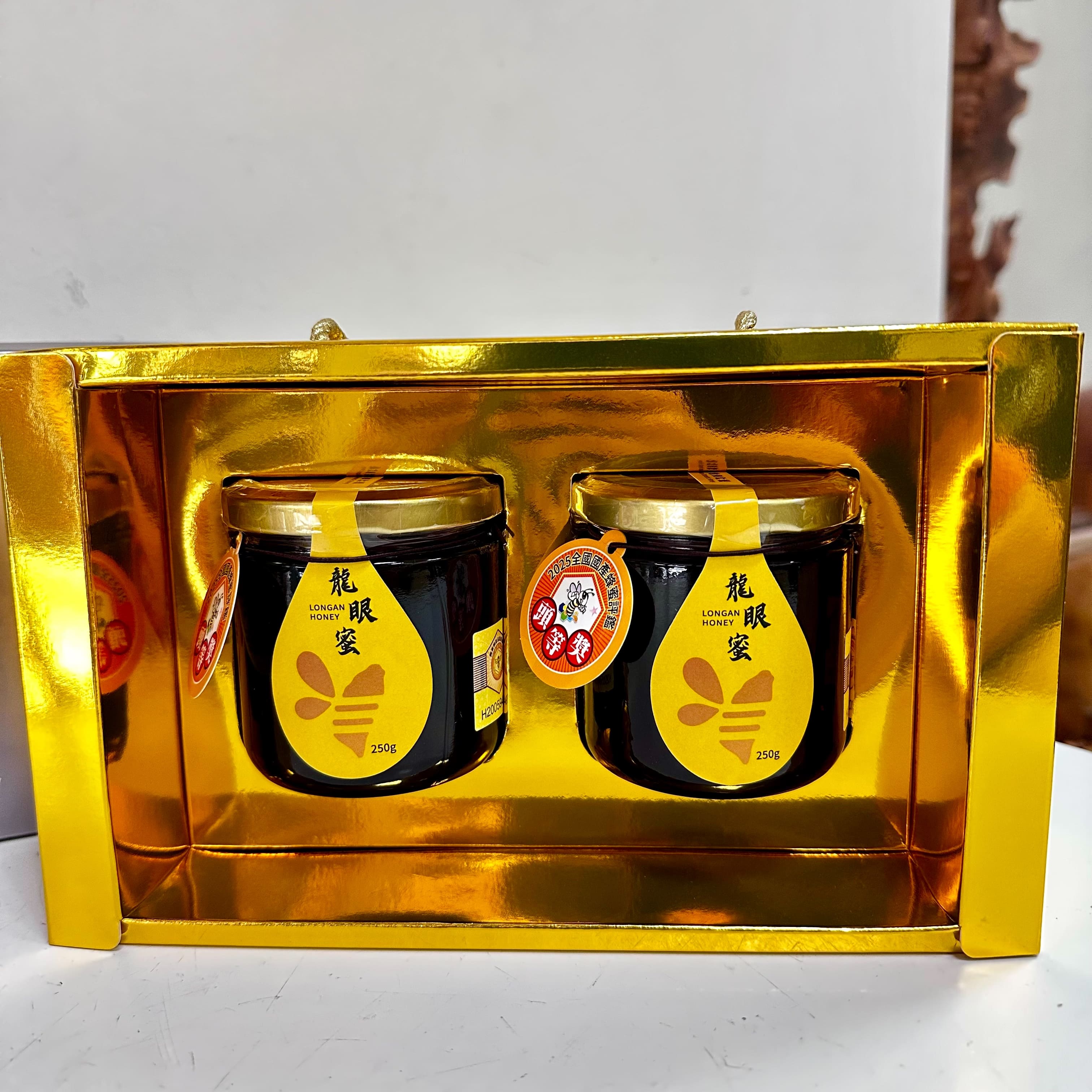 [皇廷] 全國龍眼蜜評鑑比賽頭等獎蜂蜜250g兩入組禮盒, , large