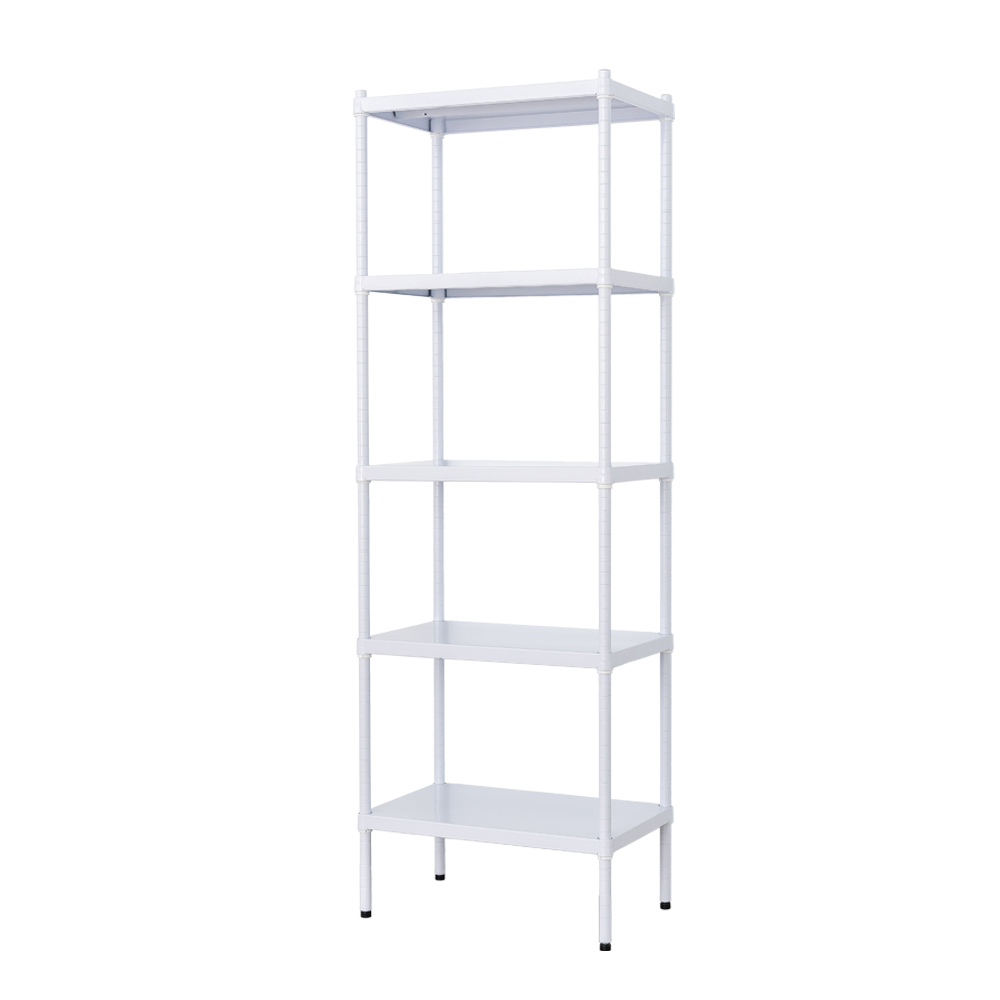 【Y HOUSE】60x35x180cm 5-layer hole-free iron plate storage rack rack iron rack - paint white, , large