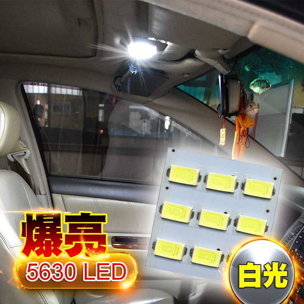 5630 High Brightness 9SMD Panel Light - White Light, , large