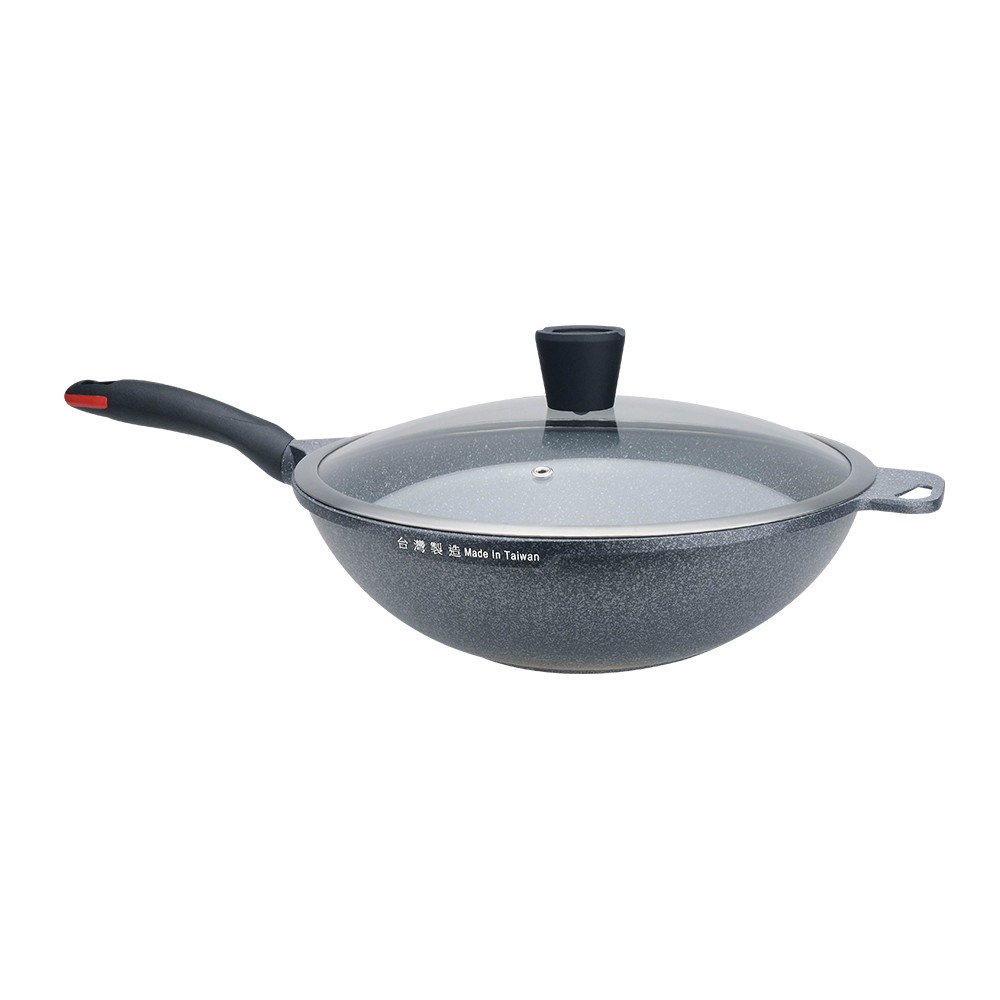 PERFECT 理想牌 極緻鑄造不沾炒鍋炒鍋IH無蓋附蓋 附蓋40cm-Leidea樂德兒