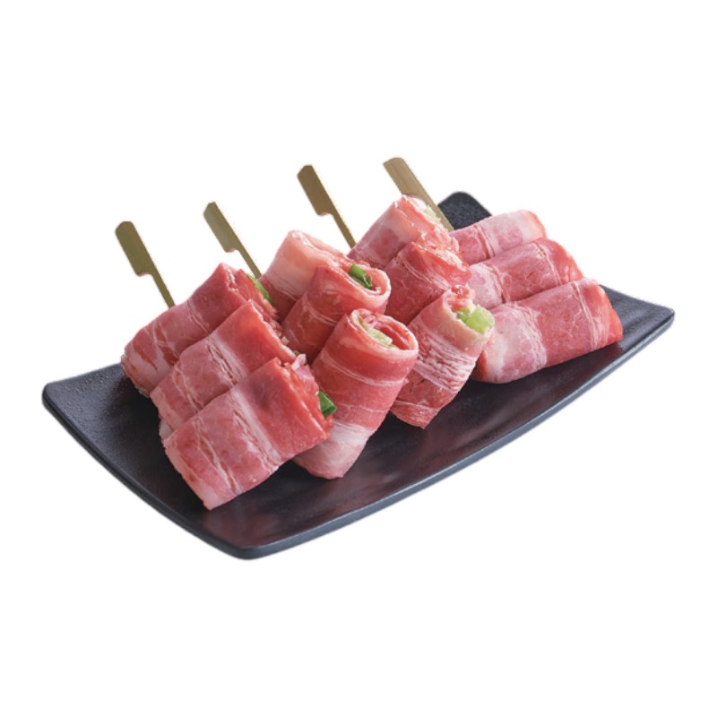 美淇食品冷凍台灣豬培根蔥捲250g, , large