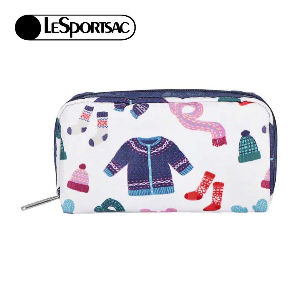 |快速出貨|Lesportsac Rectangular Cosmetic 長形收納化妝包/ 暖冬時尚, , large