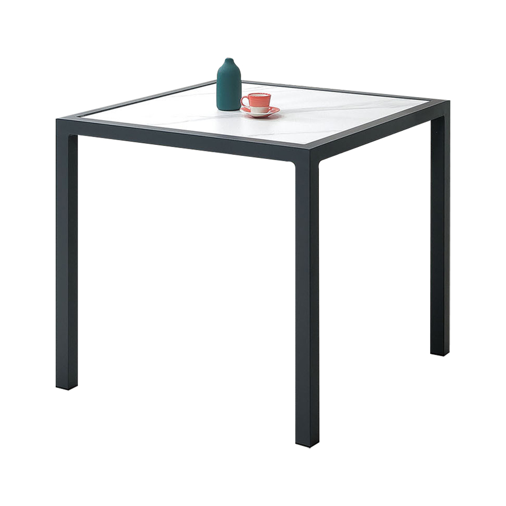 【Hampton 漢汀堡】綸登戶外岩板方桌-深灰, , large