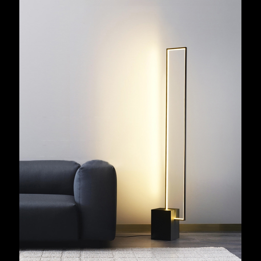 【H&R安室家】虛實方塊LED落地燈 ZA0190, , large