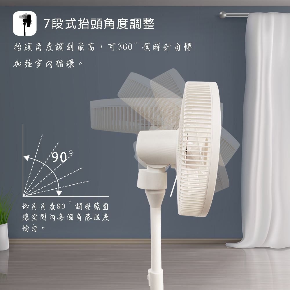 【義大利Giaretti 珈樂堤】3D遙控14吋DC智能電扇 GL-1424, , large