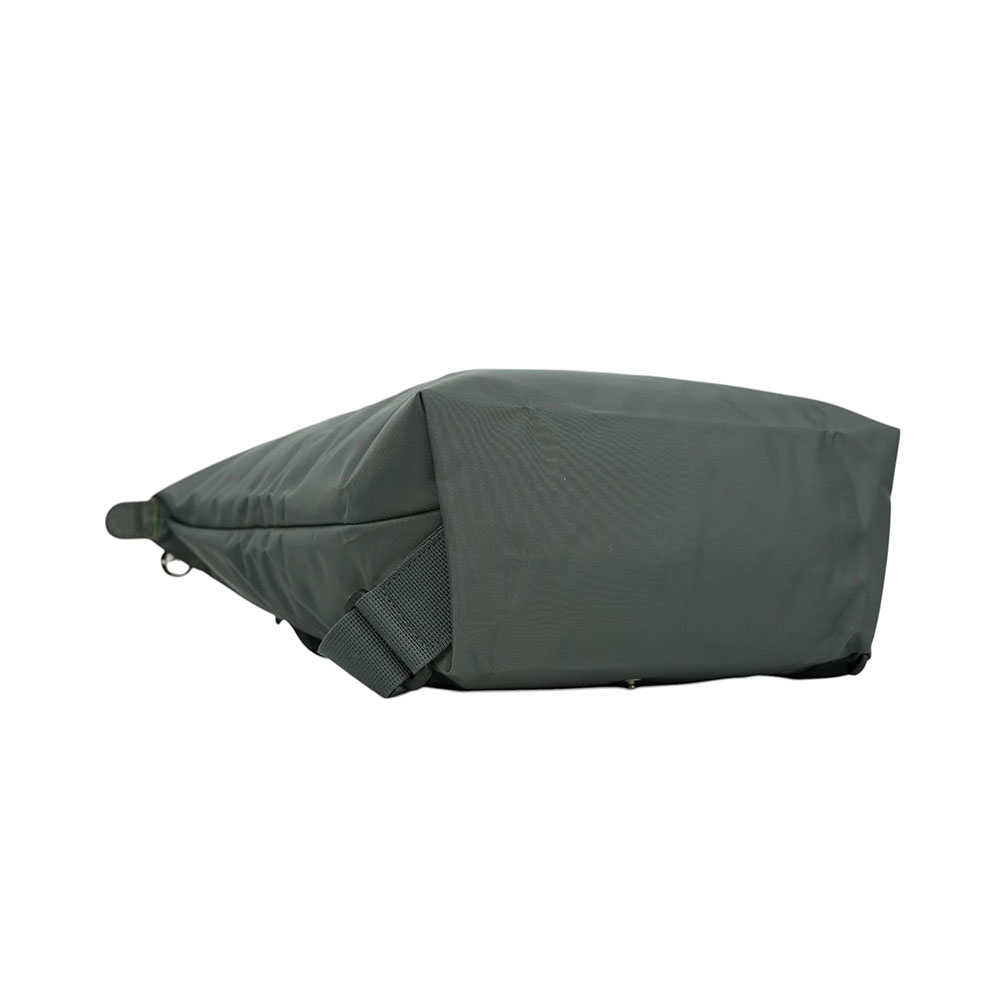 LONGCHAMP Le Pliage M 再生帆布中型折疊後背包/石墨灰, , large