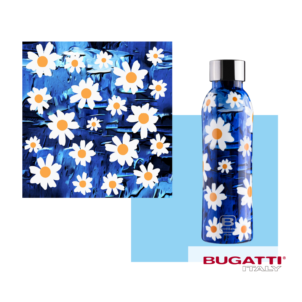 【Bianco di puro 彼安特】BUGATTI 清新小雛菊保溫瓶500ml, , large