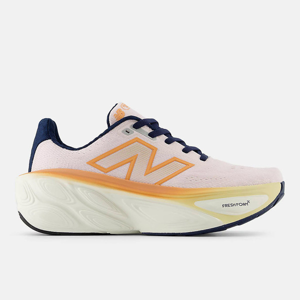 New Balance Fresh Foam X More V5 女 慢跑鞋 D寬楦 緩震 粉橘 [WMORLT5], , large