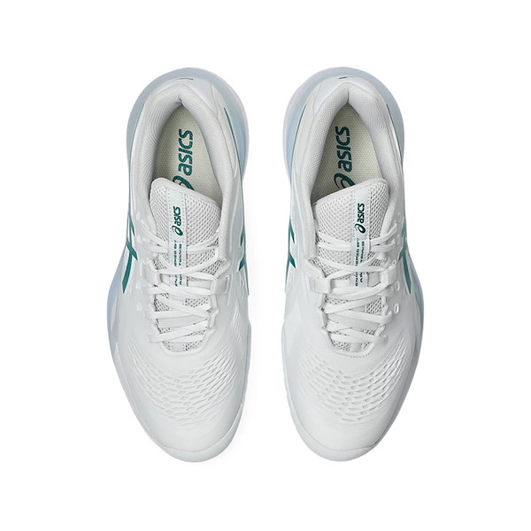 Asics Gel-resolution X 男 網球鞋 溫網 穩定 靈活 抗扭 白 綠 [1041A481-102], , large