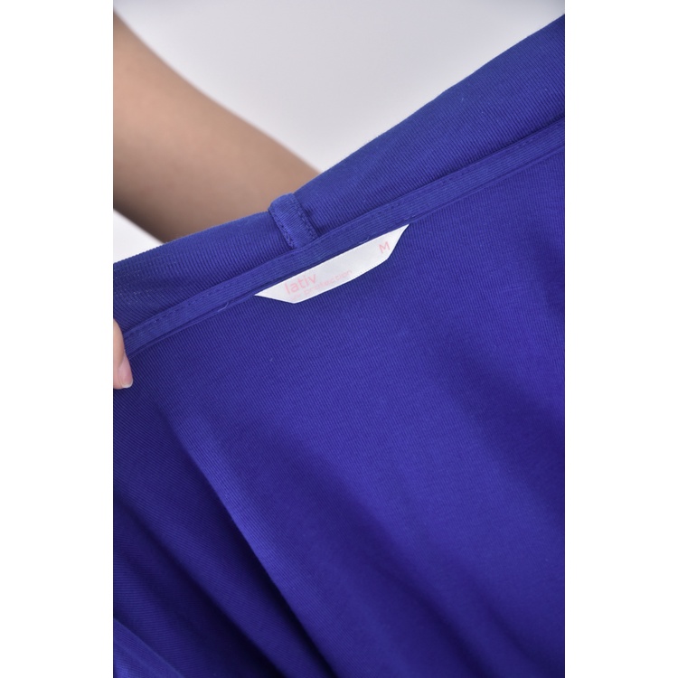 (S) lativ質感棉質連帽藍色外套二手衣, , large