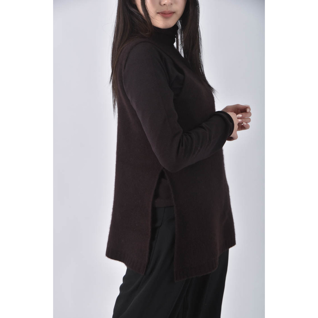 (S) liviana conti三件套棕色長袖上衣二手衣, , large