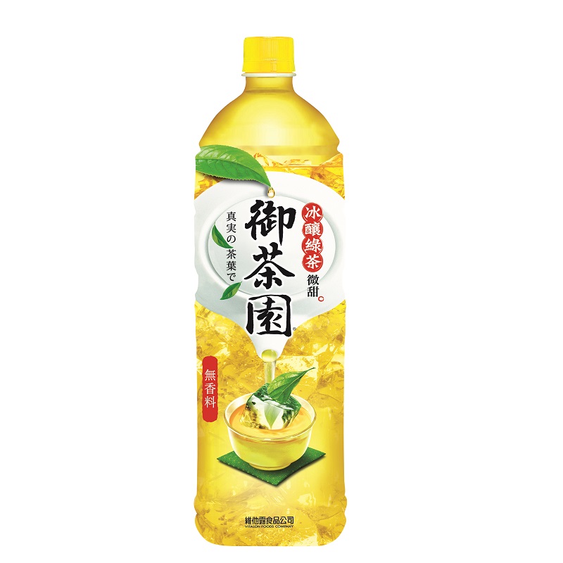 御茶園冰釀綠茶微甜Pet1250ml, , large