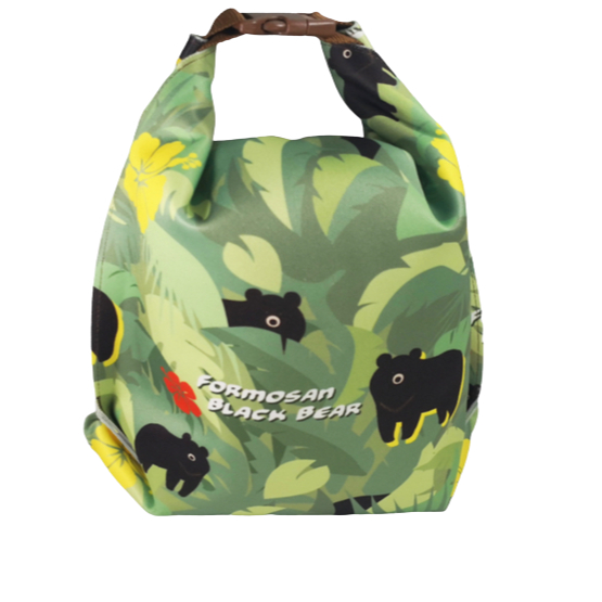 [JC ECO BELIEVER] 叢林黑熊矽膠布食物袋 2.5L 好食袋 湯麵袋 火鍋外帶 開口大 可當湯碗 食物袋 矽膠食物袋 ENJOY101, , large