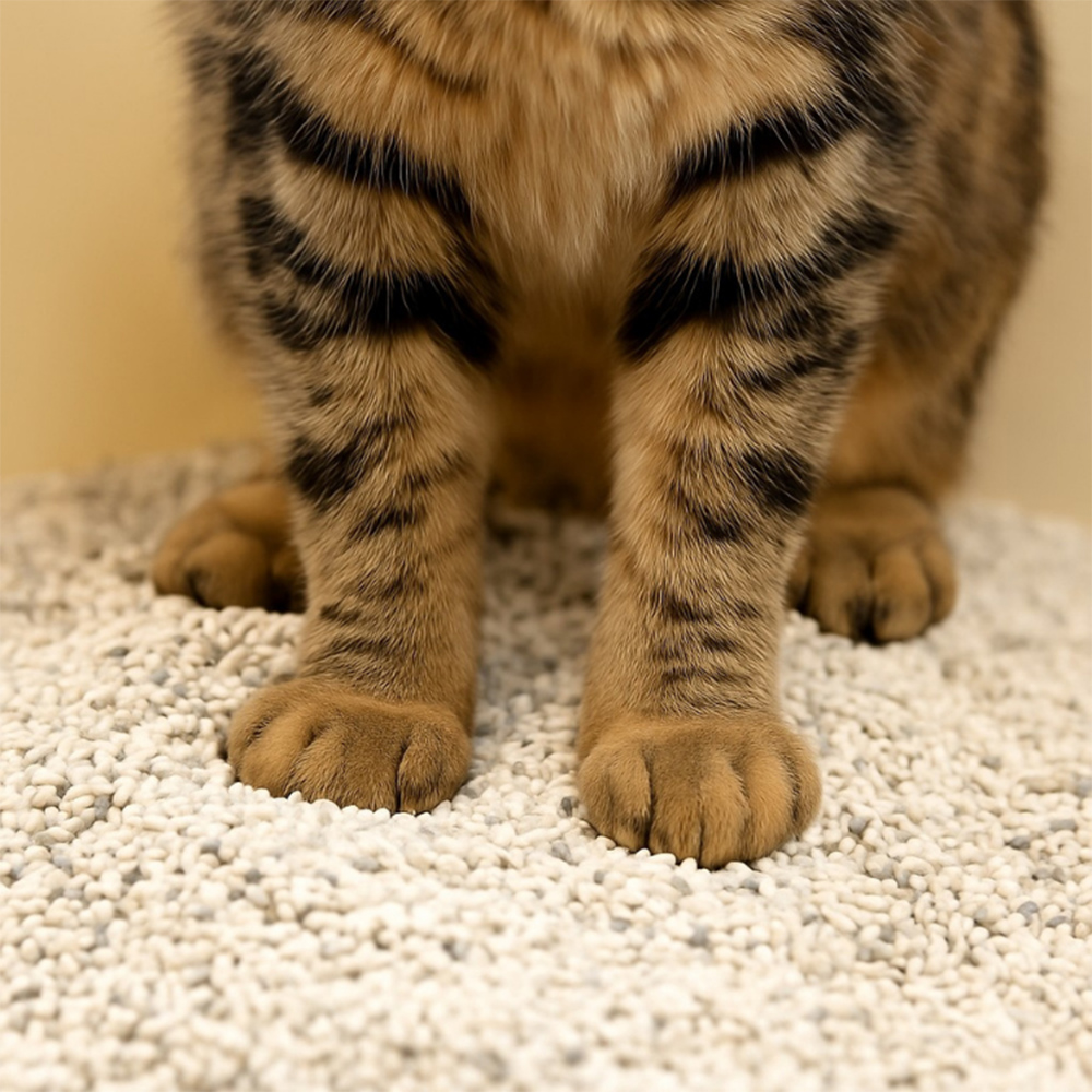 bonbonpet Plant-Based Eco-Friendly Cat Litter / Bamboo & Mugwort Fresh Scent 1.8mm (6L / 3KG per bag), , large