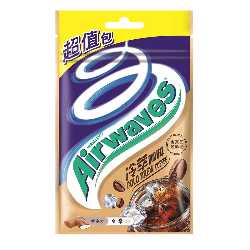 Airwaves超涼無糖口香糖-冷萃咖啡口味62g, , large