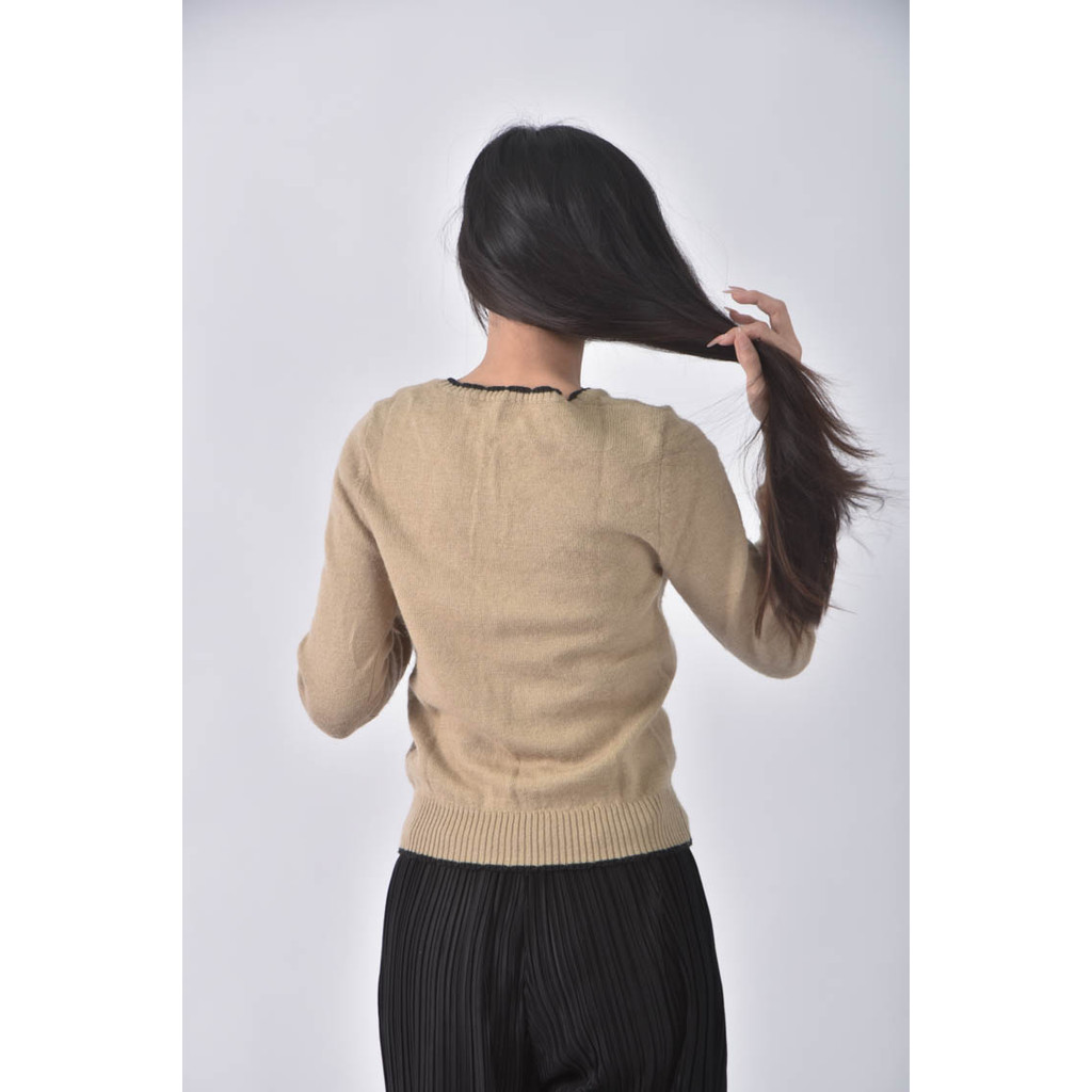 (S) kinloch anderson排扣杏色長袖上衣二手衣, , large