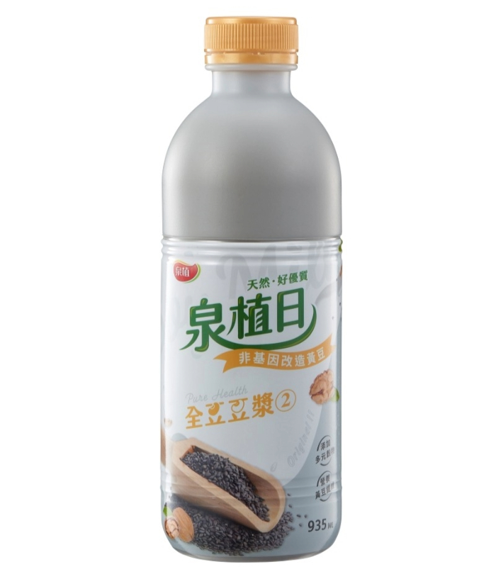 泉植日-全豆豆漿2(芝麻核桃)  935ml  (3入)