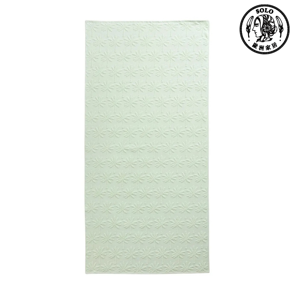 【SOLO歐洲家居】LCW Home 土耳其製 70x140cm 純棉浴巾 哈密瓜綠棕櫚葉, , large