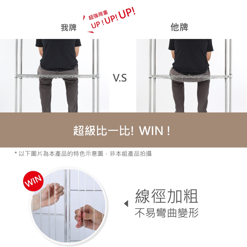 【KIWISH】43X28X210H 黑色五層架 鐵架 層架  收納架 鐵力士架 收納置物 波浪架 免工具 架子 置物架, , large