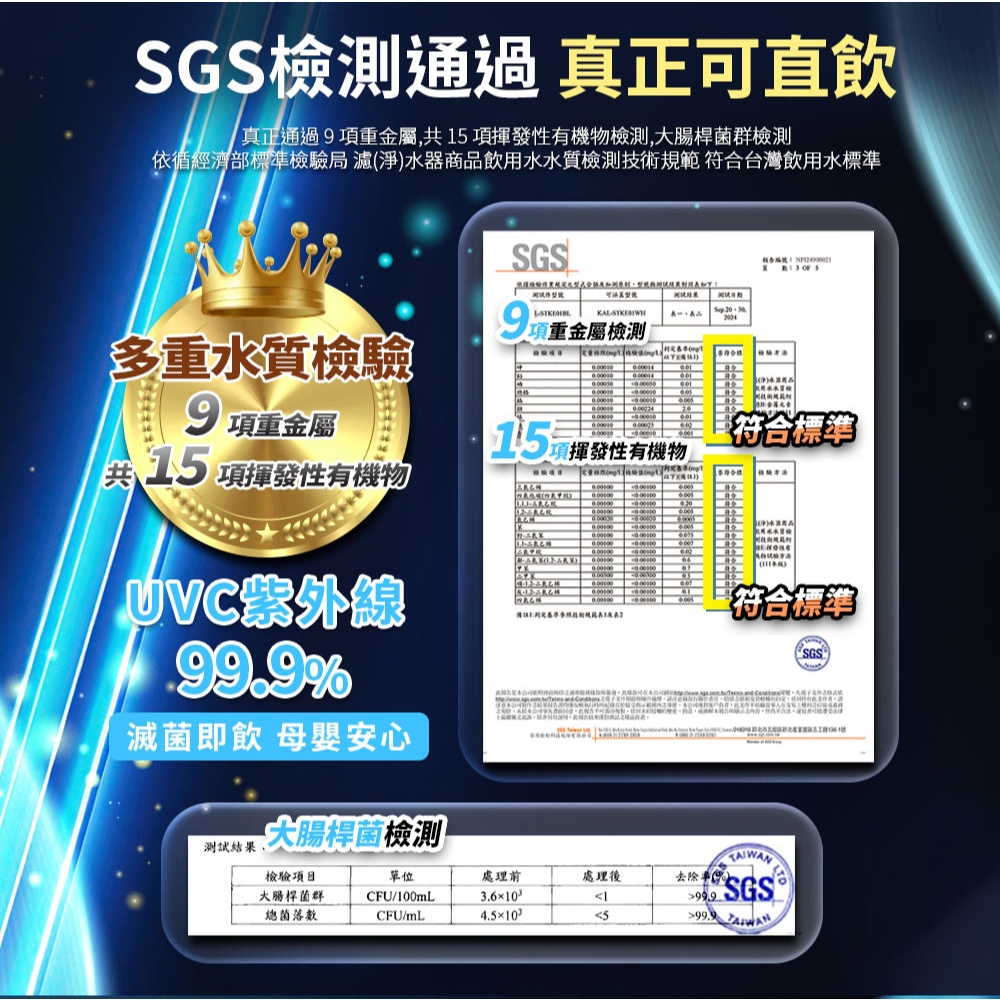 Kolin 歌林  3L UVC滅菌瞬熱開飲機(內含1芯/適用Brita), , large