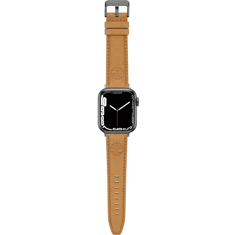 Timberland Apple Watch 錶帶 42/44/45mm 適用 小麥色磨砂皮革(不含手錶), , large