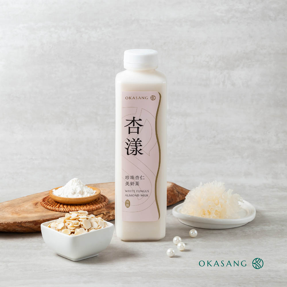 [日進生技]O卡桑珍珠杏仁美妍茶(無加糖)｜養顏美容｜ 1000ml*1, , large