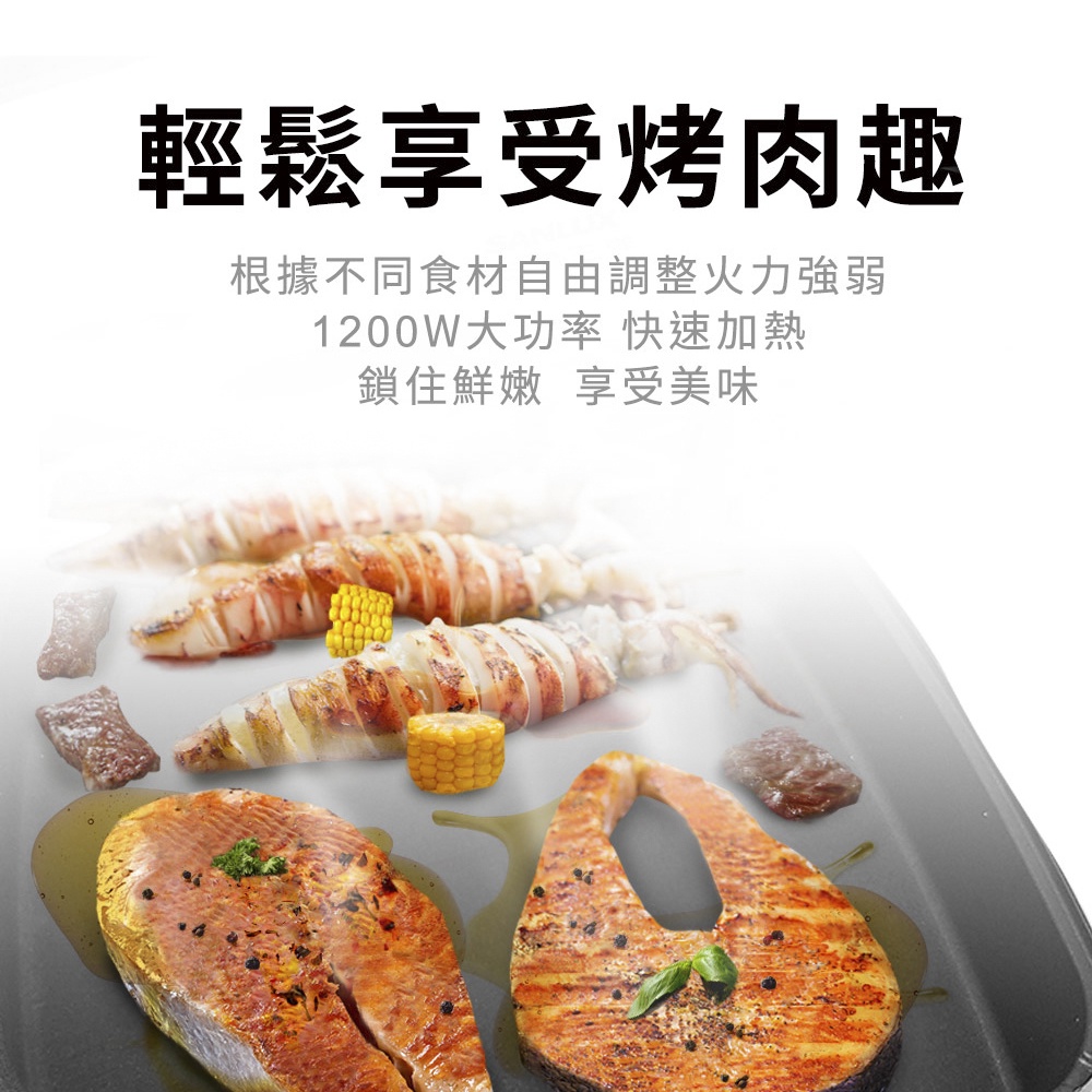 SANLUX 台灣三洋 多功能燒烤盤 電烤盤 DHPS-211P, , large