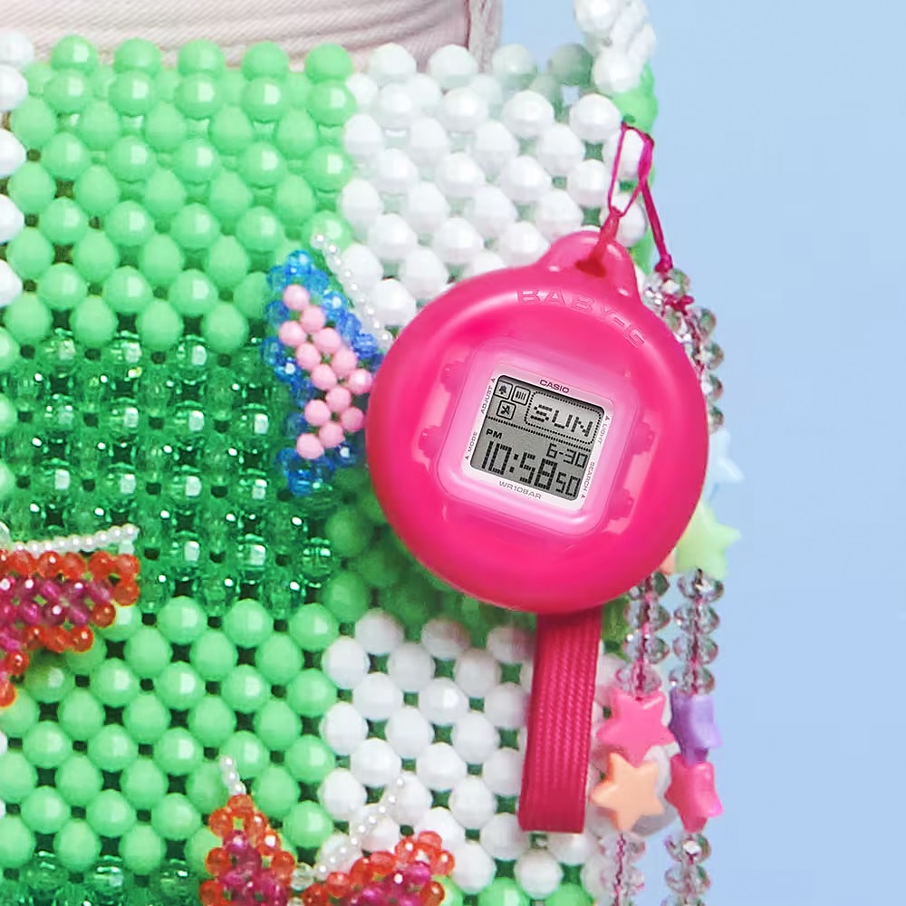 CASIO 卡西歐 BABY-G 30週年 手錶和錶殼吊飾套組 女錶 BGD-10K-6, , large