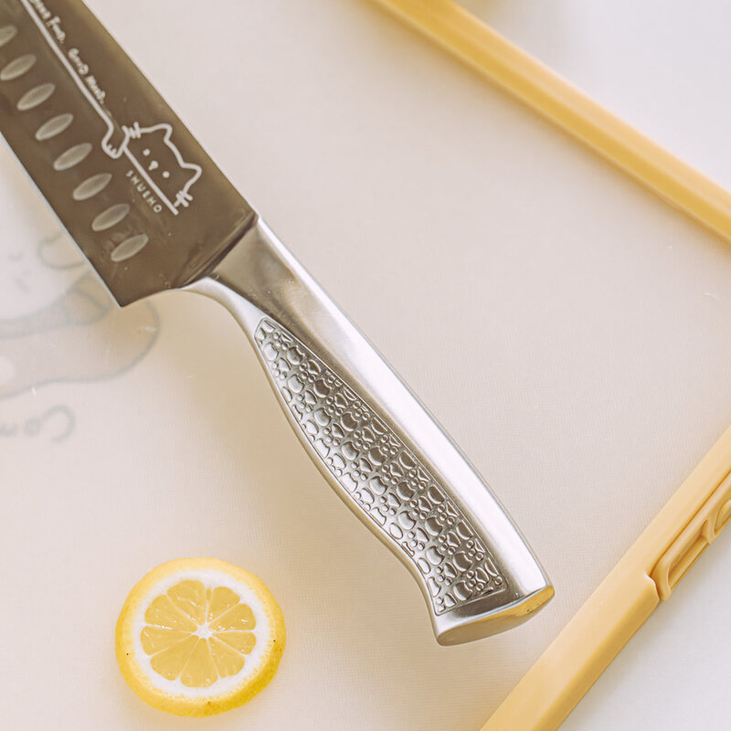 【SHUEHO】Cat Paw Santoku Knife, , large