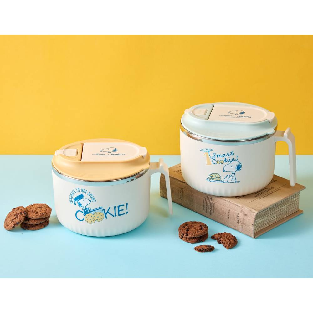 史努比不鏽鋼多功能隔熱碗, , large