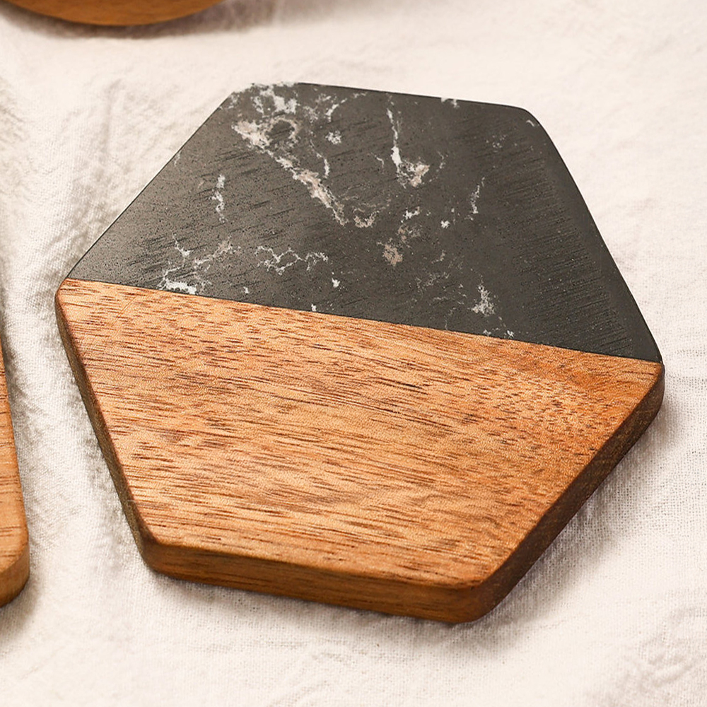 marble-and-acacia-wood-spliced-coaster, , large