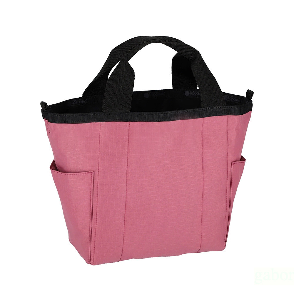 Lesportsac Small Reversible Pocket Tote 小型雙面托特包 送禮-桃紅色, , large