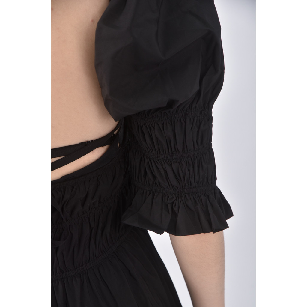 (S) 露背黑色洋裝二手衣, , large