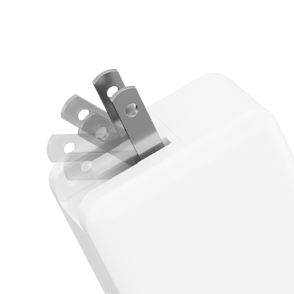 【tengoku天閤堀】42W氮化鎵四合一雙孔自帶伸縮線快充充電器, , large