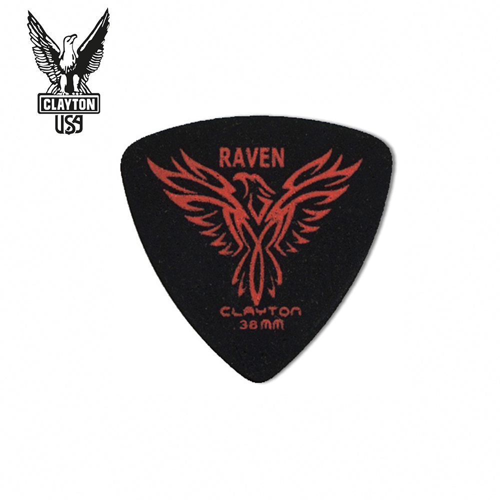 Clayton Black Raven Triangle Picks 吉他彈片 多種厚度款(三片、十片組)【敦煌樂器】, , large