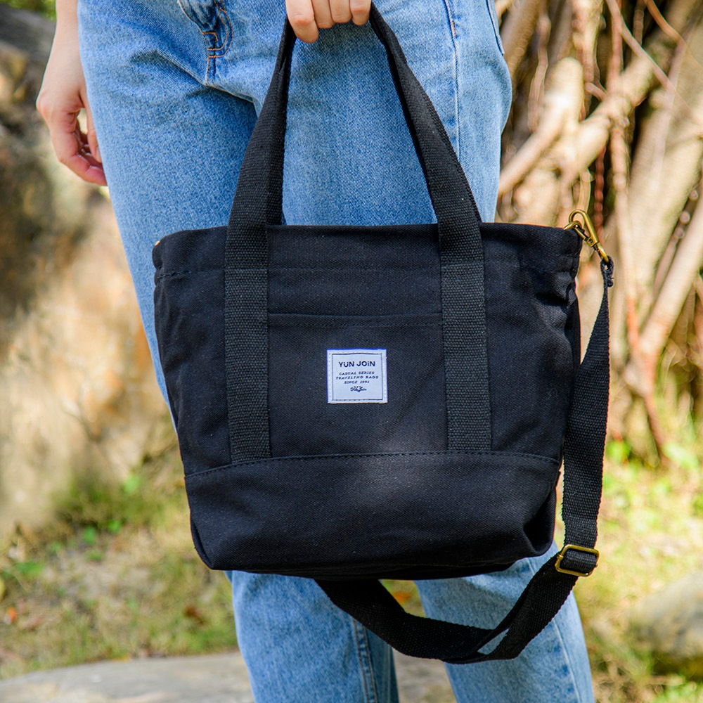 【YUN JOIN】Canvas three-way casual tote bag, , large