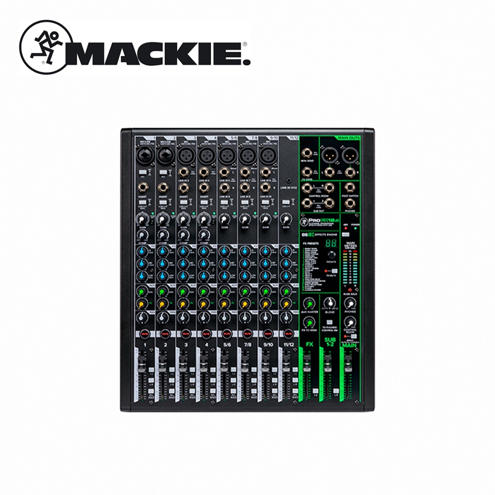 Mackie ProFX12v3+ 12軌專業混音器【敦煌樂器】, , large