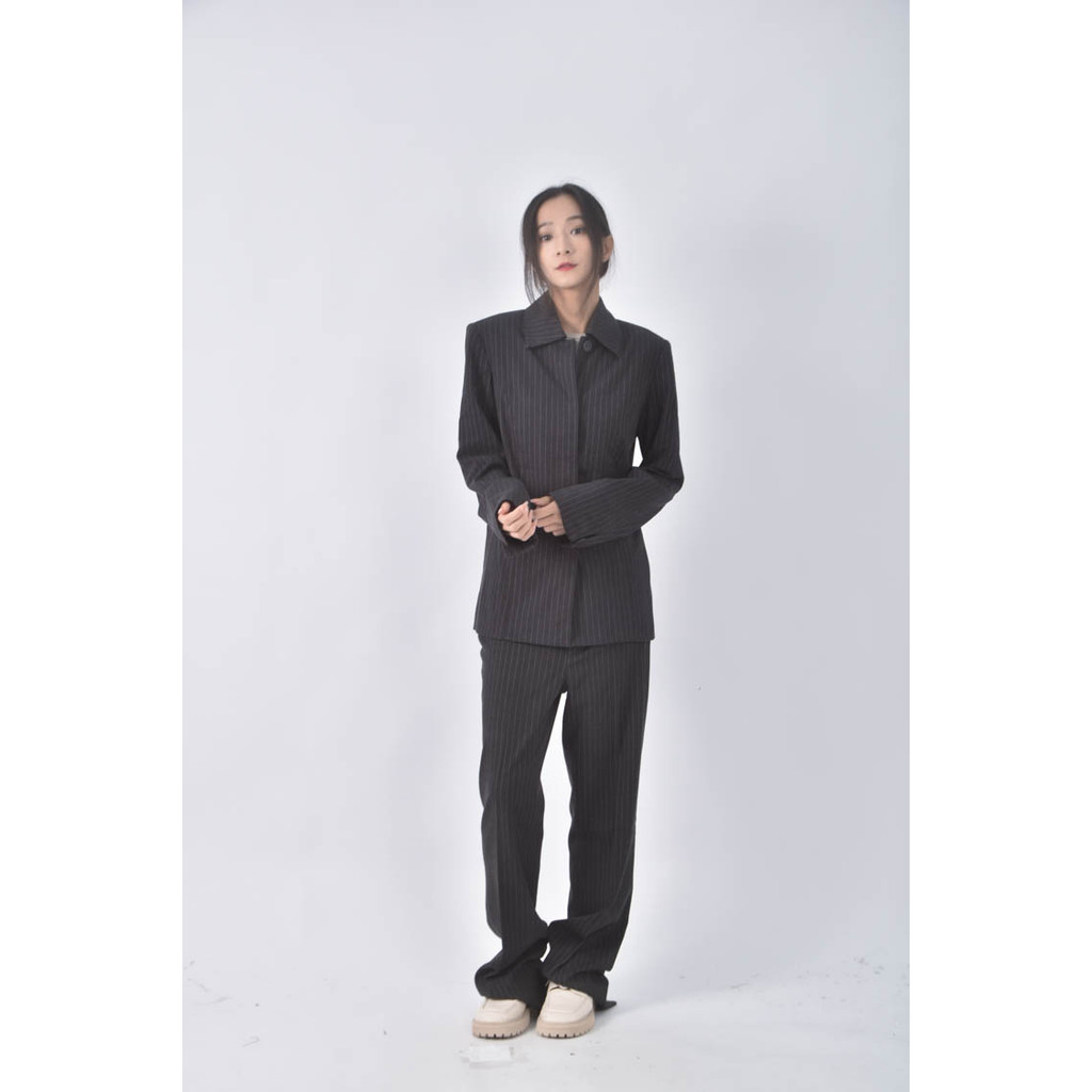 (2XL) net city西裝灰色套裝二手衣, , large