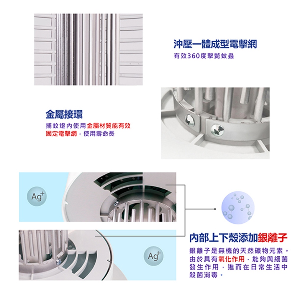 TECO Silver Ion Antibacterial Mosquito Lamp XYFYK155, , large