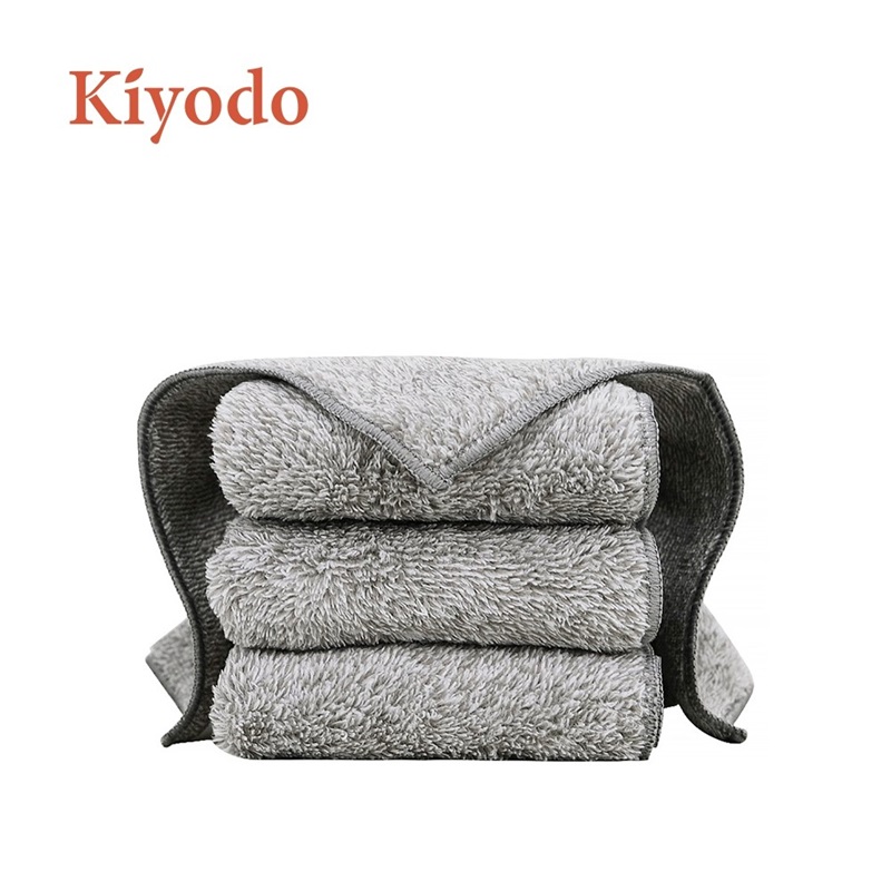 KIYODO珊瑚絨竹炭抹布, , large